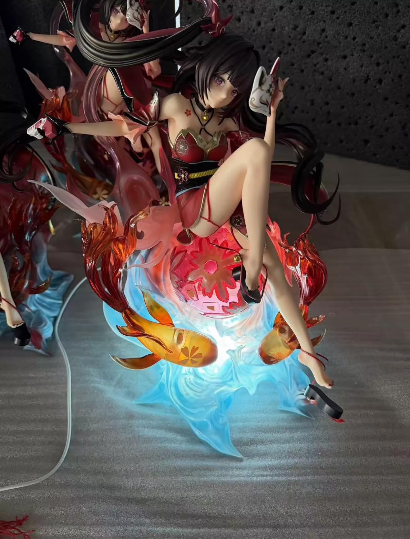 Amazon.co.jp: 崩壊 花火 はなび フィギュア ガレージキットシーンの