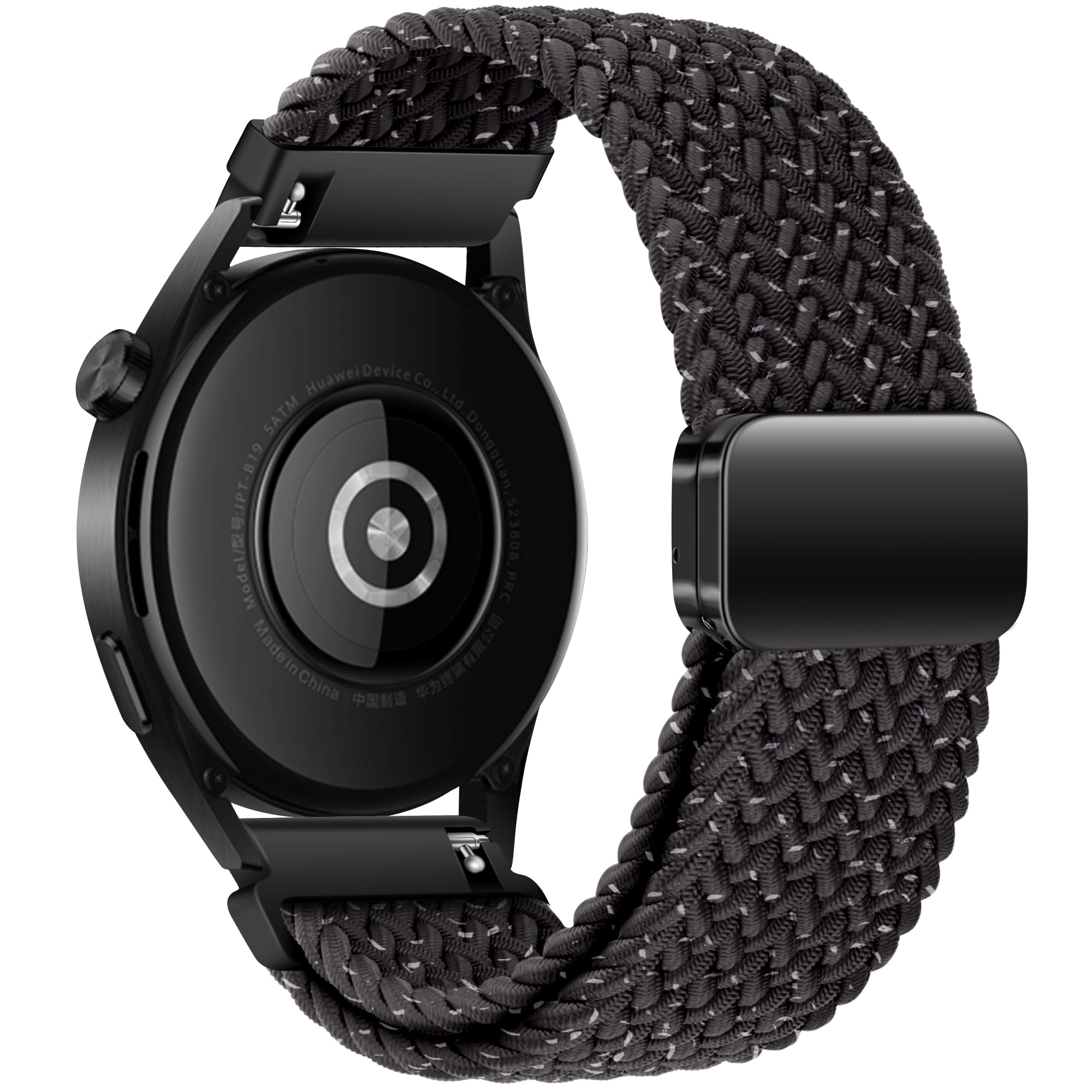 Mazoft Braided Sport Band Compatible with Samsung Galaxy Watch Band 7/FE/6/5/4/3 & Watch 5 Pro & 6/4 Classic &Gear S3/S2, 20mm & 22mm watch band for