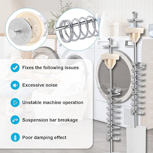 Miniatura 4 de 420952P Kit de barra de soporte de arandela para modelos compatibles con Fisher & Paykel (paquete de 4)
