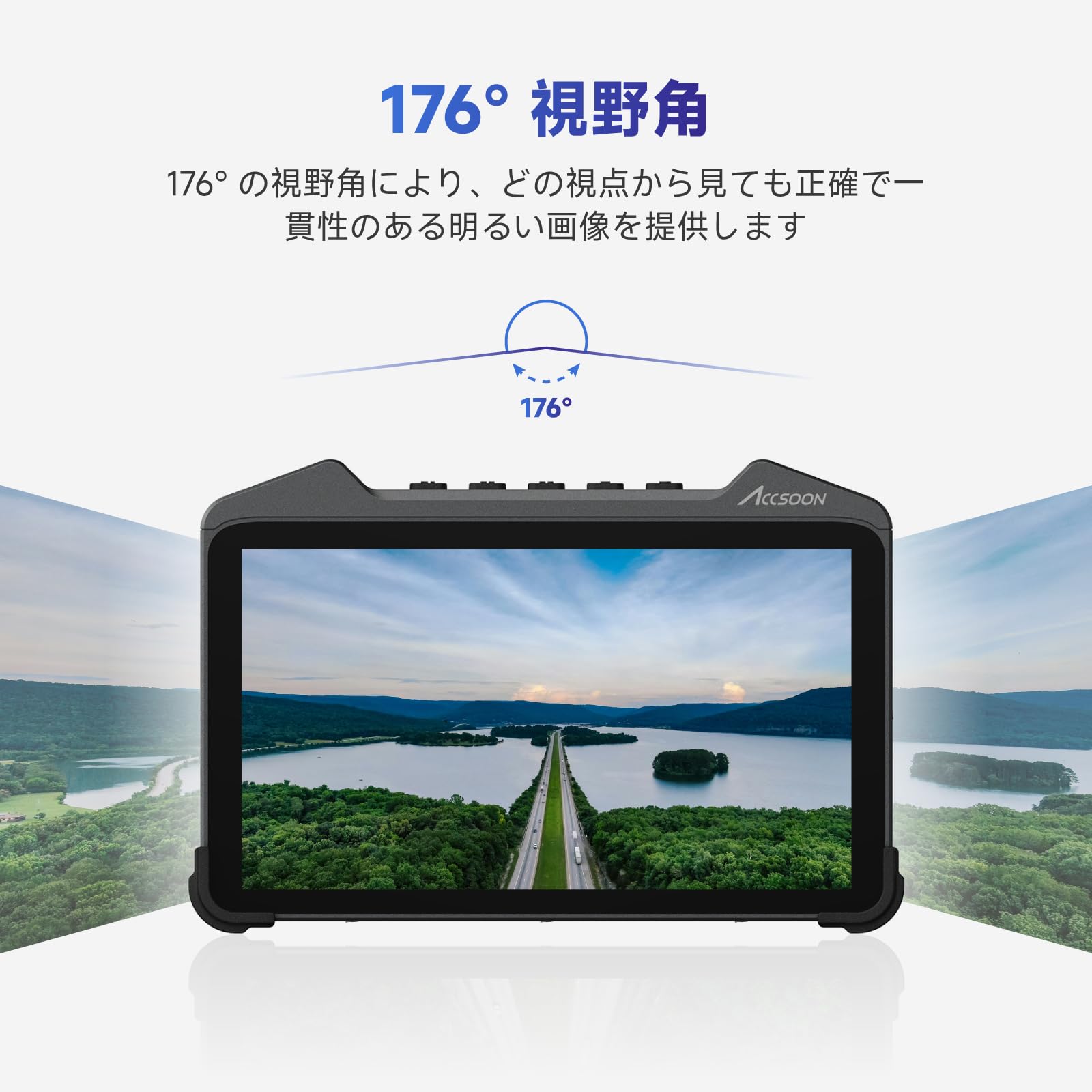 Amazon | 【公式ストア】Accsoon CineView M7 4K60 SDI&HDMI 有線