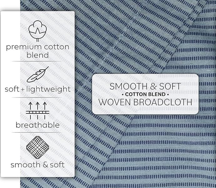 Andrew Scott Men's 2 Pack Super Soft Woven Pajama & Sleep Long Lounge PJ Pants - Image 5