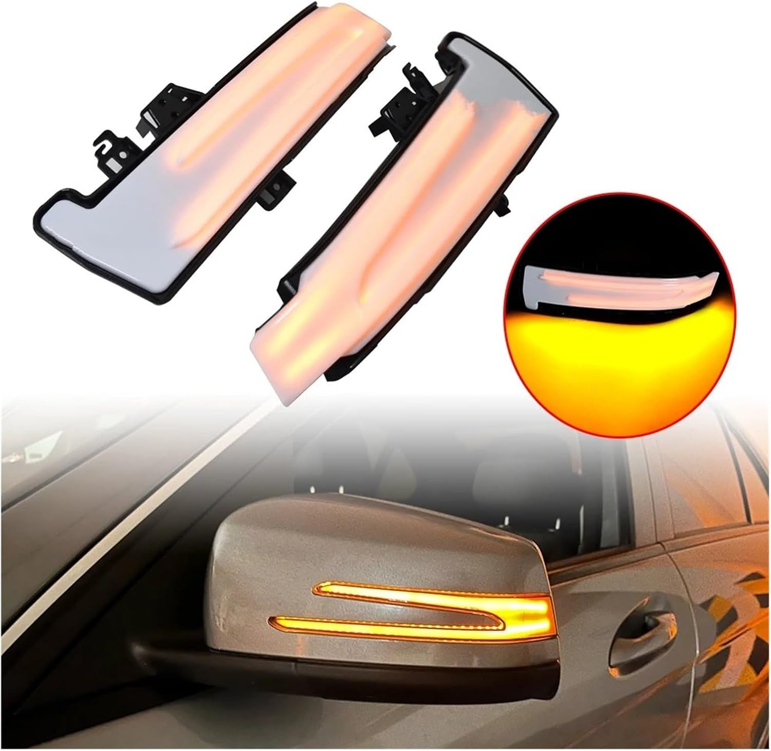 Car Rearview Mirror Turn Signal Light for Benz for A B for C E for S for Cla for Gla for CLS for Class for W176 W246 for W204 X156