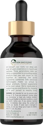Miniatura 3 de Carlyle Gotas de cúrcuma y jengibre de 2 onzas líquidas | Suplemento con pimienta negra | Vegano, sin OMG, sin gluten