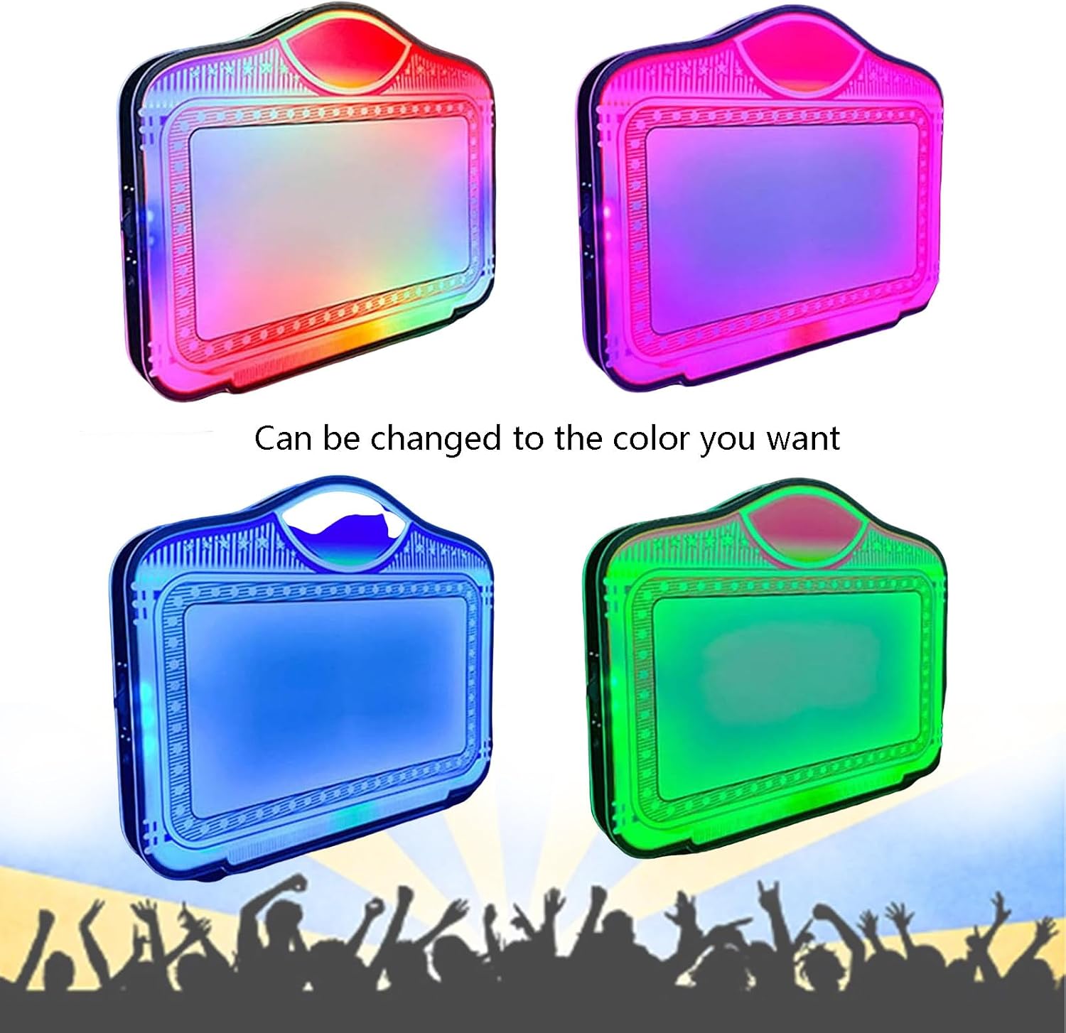 Hand-held LED Letter Bottle Presenter for VIP Service Interchangeable Letters, Champagne Bottle Presenter