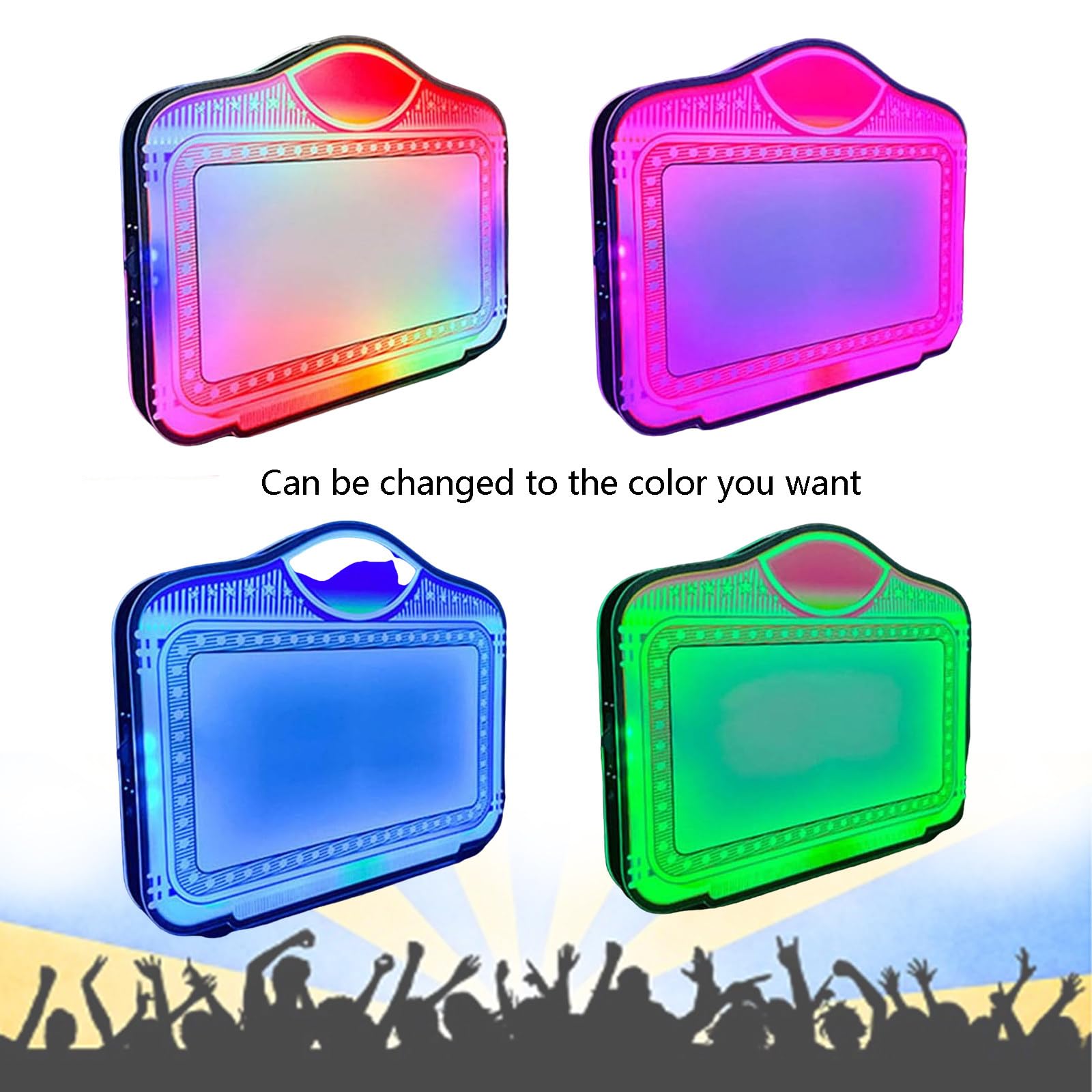 Diseño Recargable de cartelera electrónica, Letrero de Caja de luz con números de Letras, Luces de Servicio de Botellas, presentador de Botellas para Club Nocturno