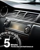 Vista 4 de Puroma Paquete de 1 filtro de aire de cabina con carbón activado, repuesto para CP157, CF12157, Select Lexus, Mazda, Subaru y Toyota Avalon, Camry