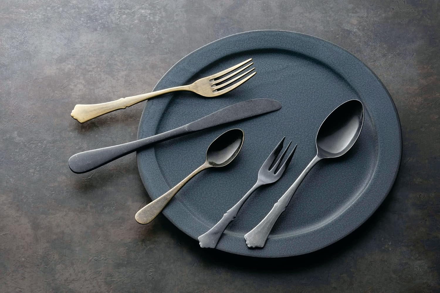 Takakuwa Metal Classical Dessert Spoon, Antique Size: Approx. W18.3, 900510