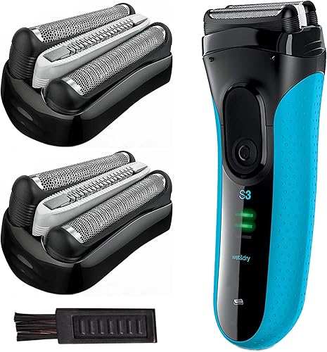 Miniatura 1 de Cabezal de repuesto 32B serie 3 para afeitadora eléctrica Braun ProSkin, cabezal de repuesto en húmedo y seco S3 compatible con papel de aluminio y