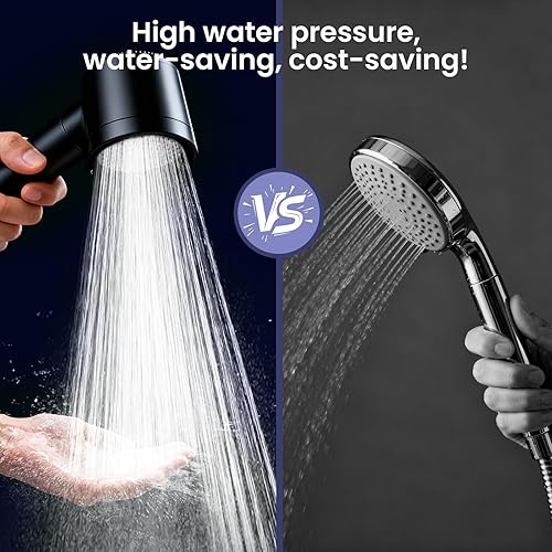 Miniatura 2 de Ion Drops Filtered Shower Head with Handheld, High Pressure Shower Heads with 3 Spray, Showerhead with Filters Hand held for Hard Water, Remove the
