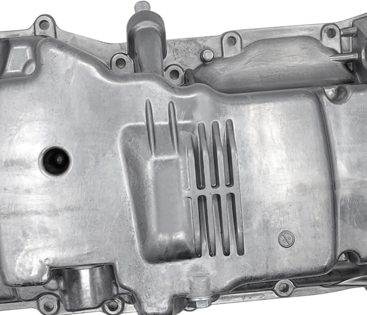 Engine Oil Pan Sump with Drain Plug Compatible with Ford Focus Escape Mazda 6 2003-2008 Tribute Mariner 2.3L 264-052