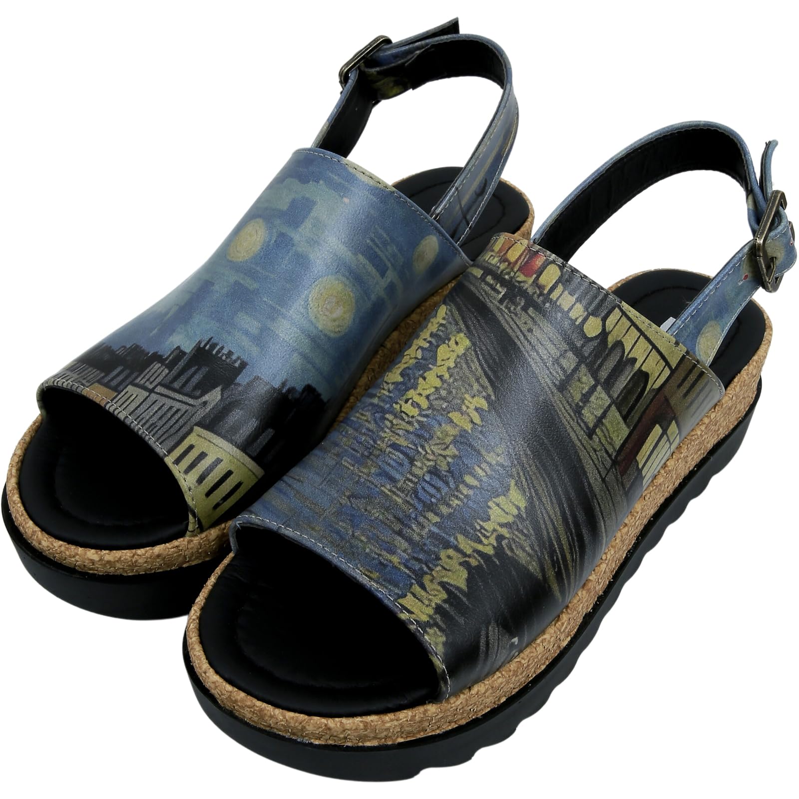 DOGO Platform Sandals Women - Vegan and Handmade Wedge Sandals for Women