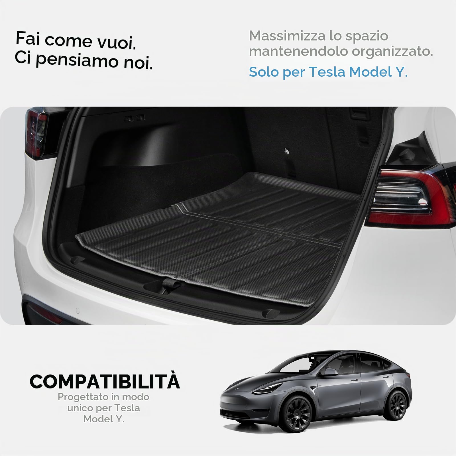 Spigen Tesla Tappetino per Bagagliaio Posteriore