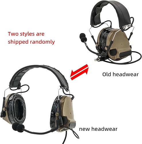 Miniatura 9 de HEARFALCOM Comta III (versión de actualización de auriculares Comta ii) Airsoft táctico deportivo con cancelación de ruido