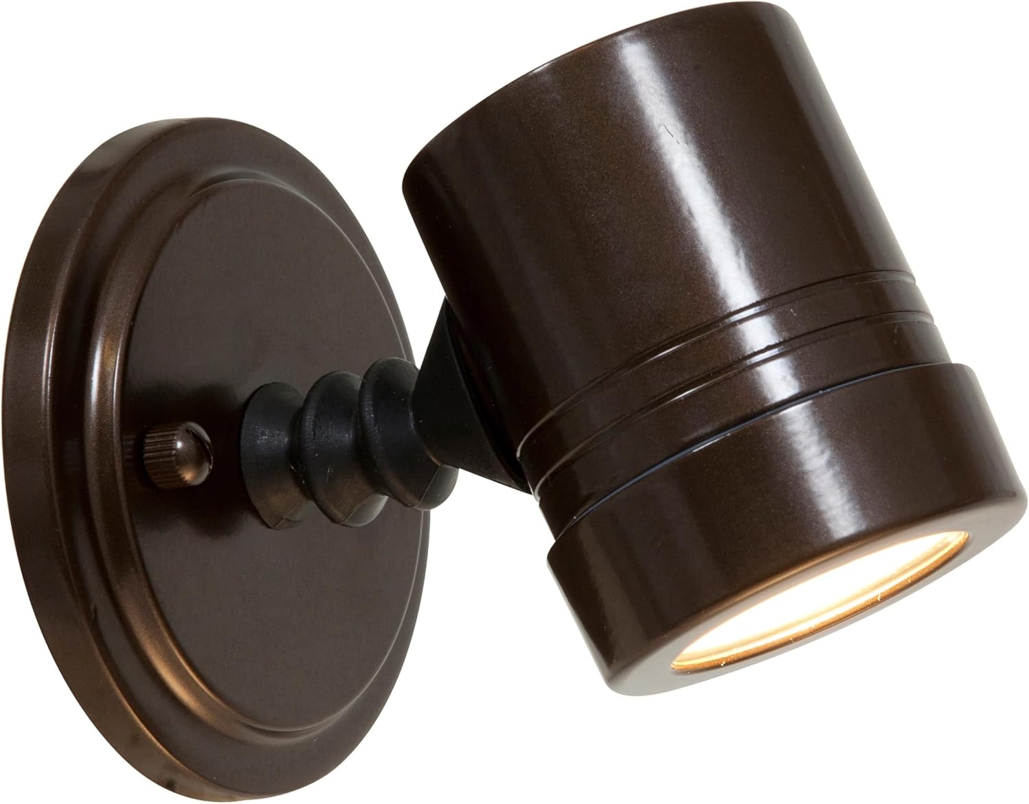 Access Lighting 23025LEDMG-BRZ/CLR Myra Outdoor LED Spotlight with Clear Glass Shade, Bronze