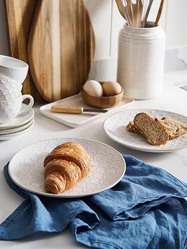 Miniatura 2 de LE TAUCI Juego de 4 cuencos de 6 pulgadas  cuencos de 7 pulgadas juego de 4 platos  8 pulgadas