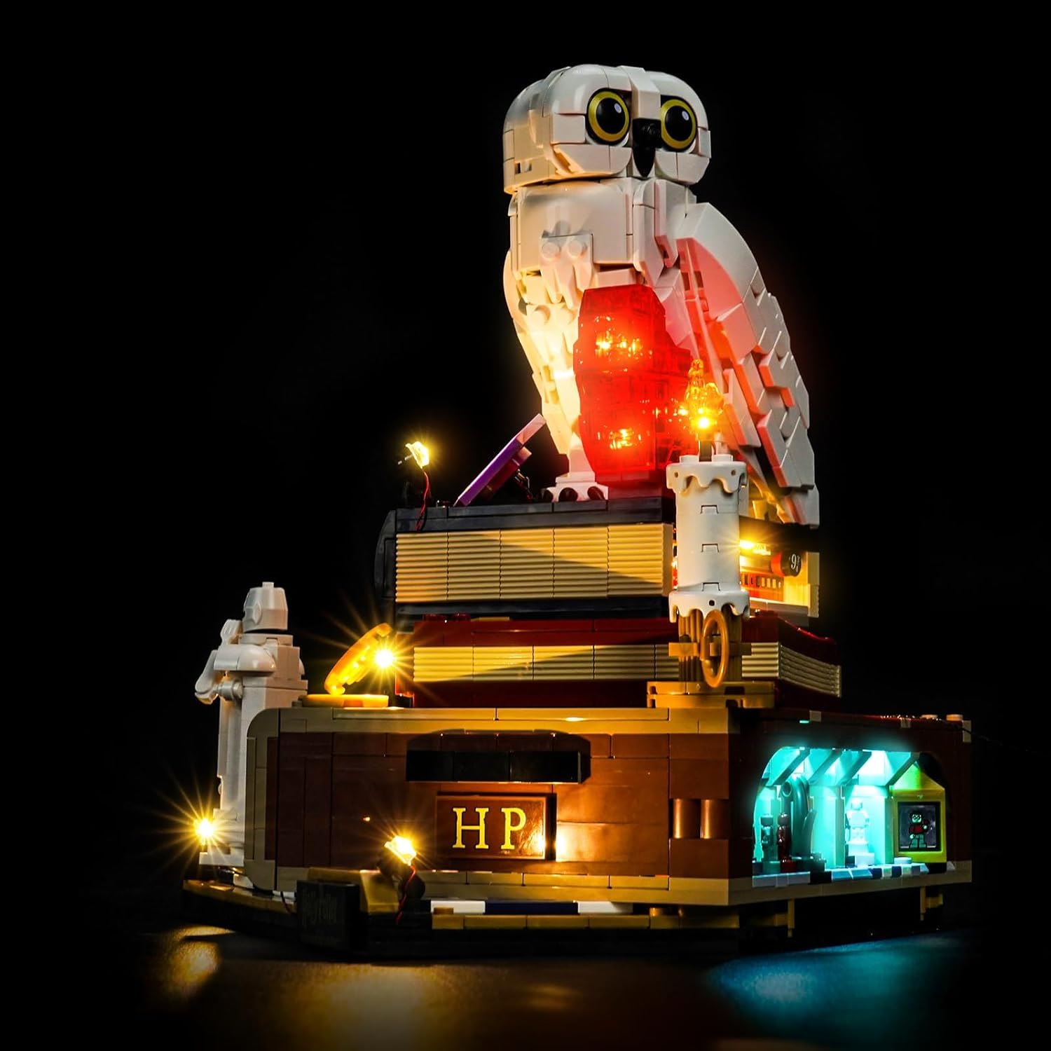LocoLee Light kit Compatible with Lego 76466 Sorcerer's Stone Collectors' Edition - No Model Only Lights, LED Lighting Accessories Compatible with Lego 76466 Sorcerer Stone (Standard Version)