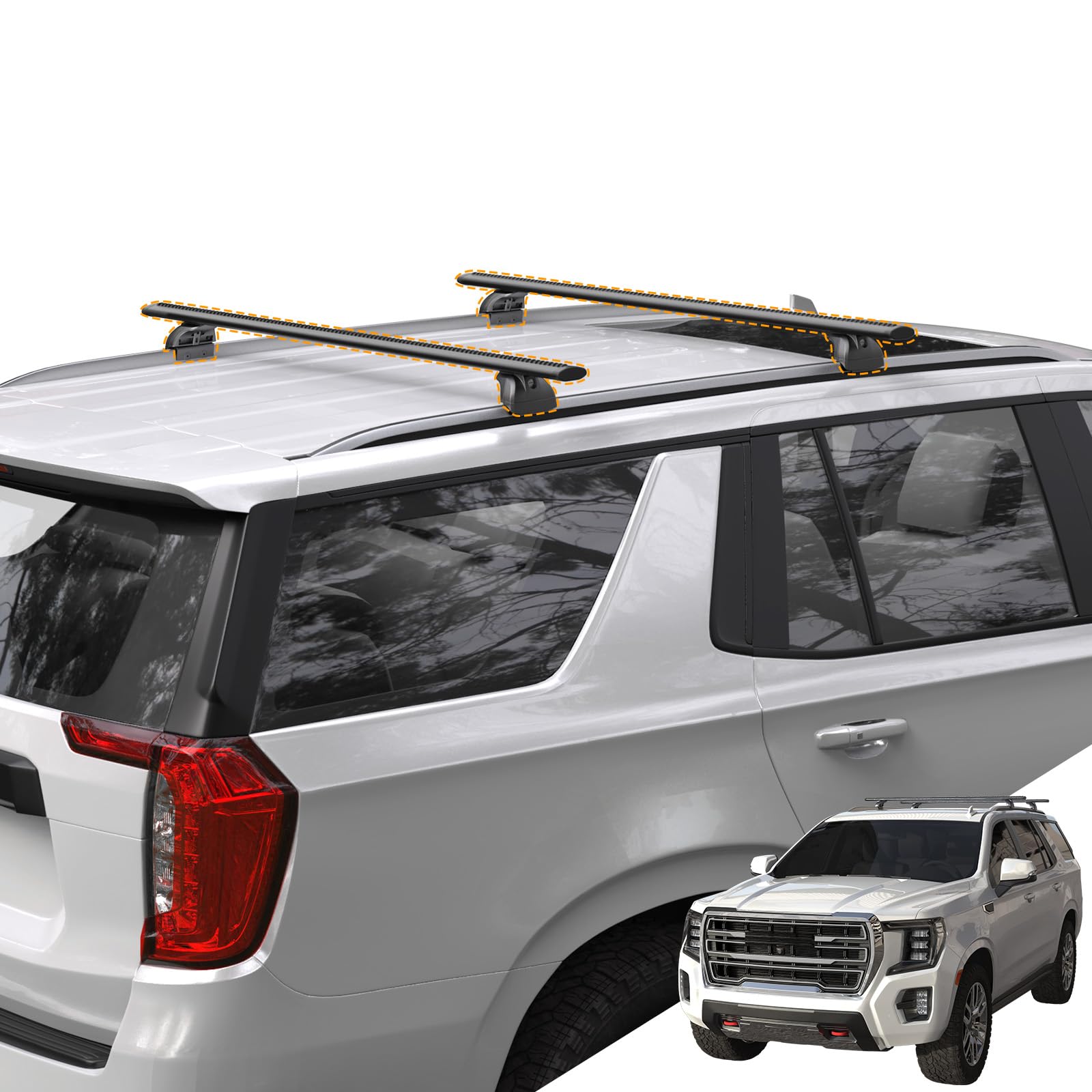 Snailfly Aluminum Lockable Roof Rack