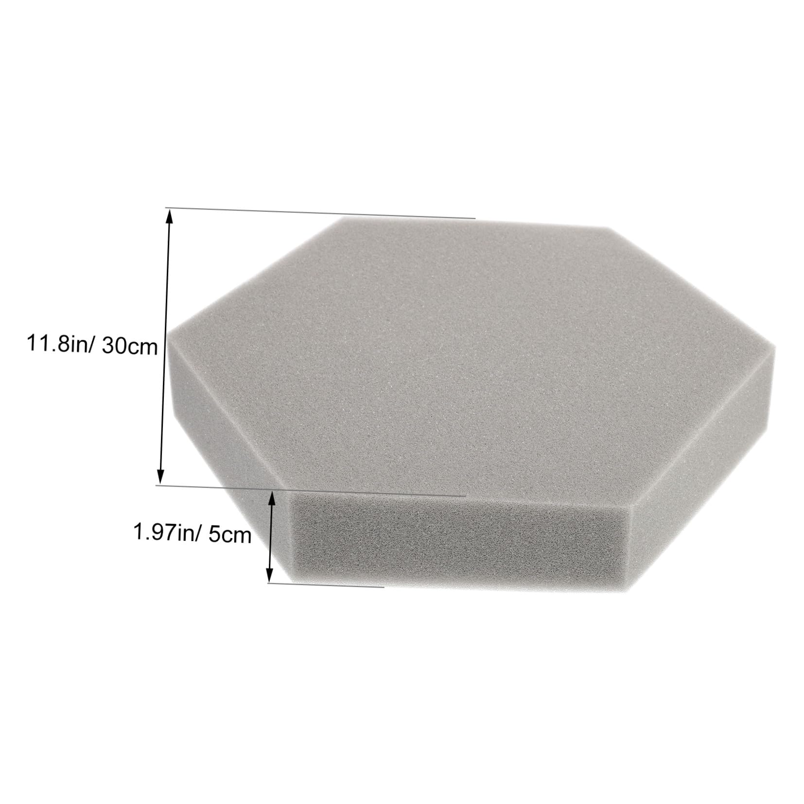 6pezzi Pannelli Acustici Esagonali Per Trattamento Sonoro Pannelli Fonoassorbenti Ignifughi Per Insonorizzazione Di Stanze Studi Di Registrazione e Home Theatre