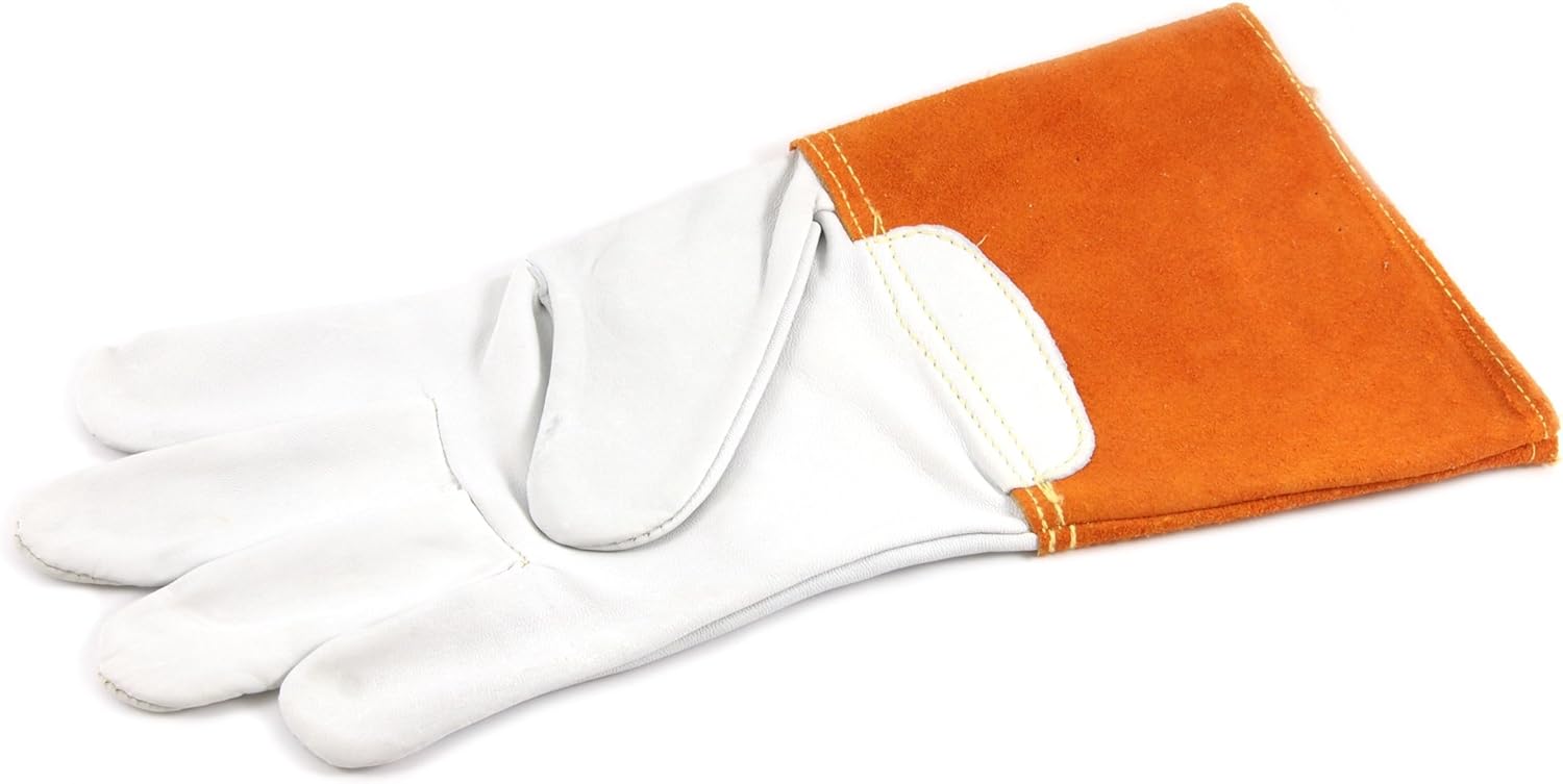 Forney 55209 TIG Welding Gloves, Large, Cream and Rust