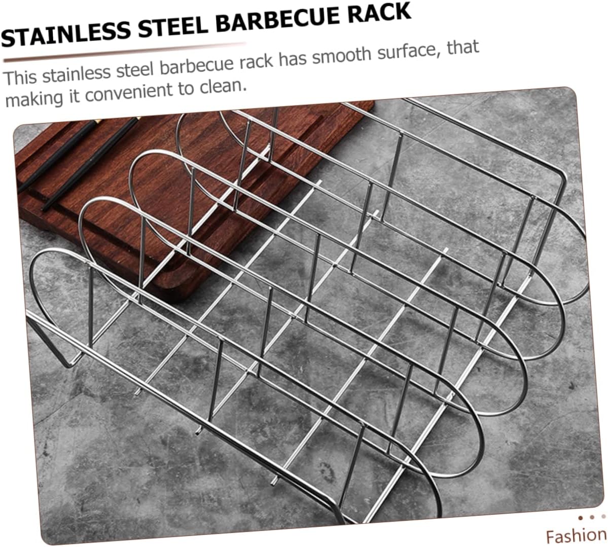 Milisten Grill Accessories Bbq for Grilling Rib Rack Metal Steak Rack Rib Smoking Rack Bbq Grill Barbecue Grill Racks