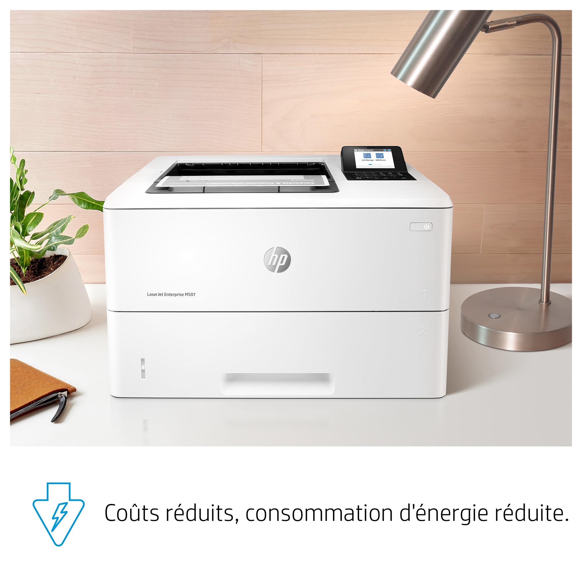 HP LaserJet Enterprise M507dn Imprimante Monofonction A4 Noir et Blanc Recto Verso Automatique 50 ppm USB Gigabit Ethernet