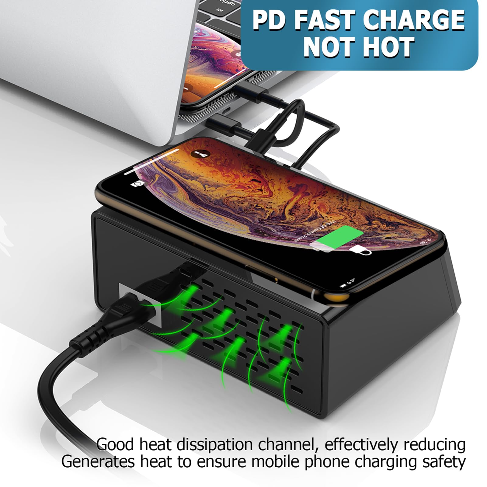 Stacja ładująca PD Zasilanie Hub ładujący USB C (UE)
