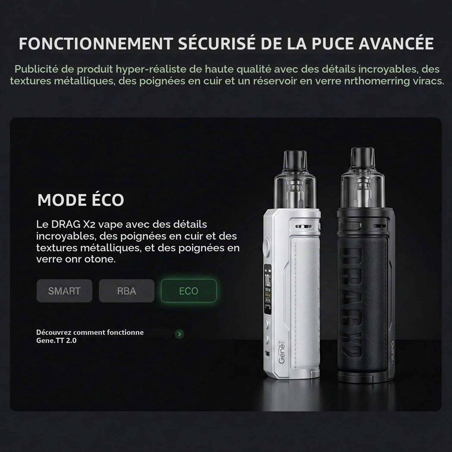 For Voopoo Drag X2 Kit batterie 18650 (vendue séparément),5 ml No Nicotine
