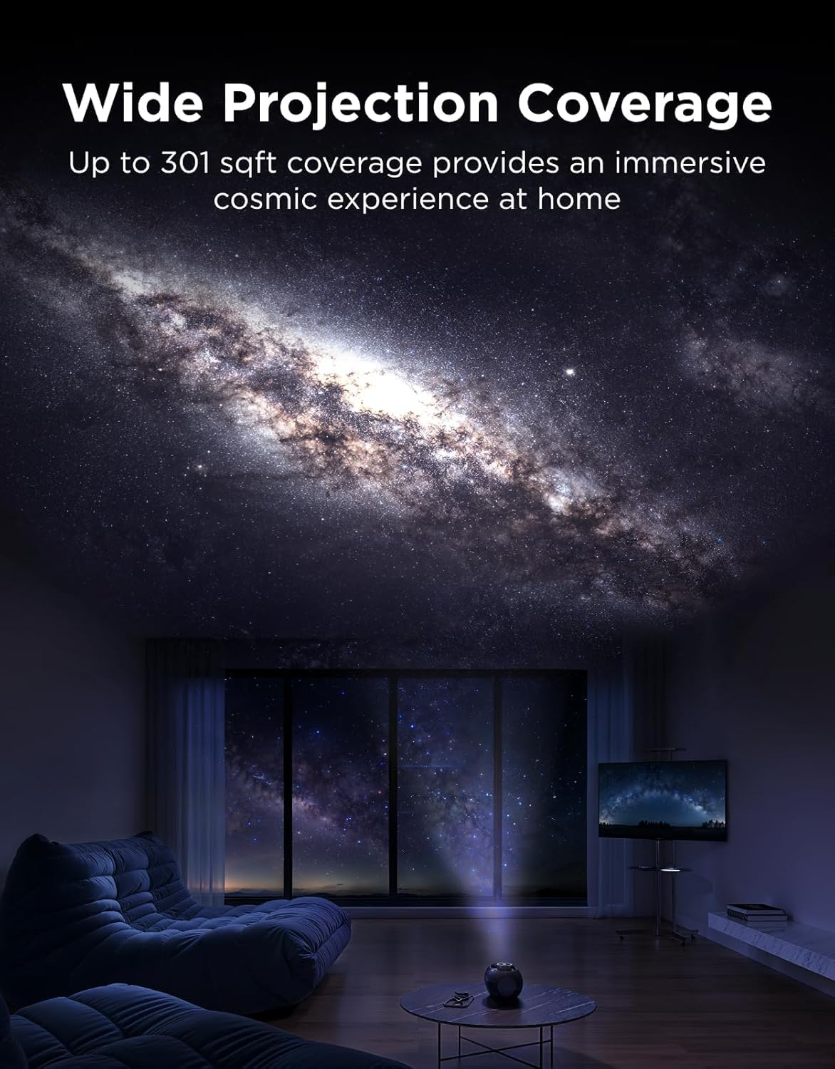 Govee Proyector de luz estrella Galaxia 2 Pro, lente HD de 4 megapíxeles, proyector planetario compatible con Matter, proyector de luz nocturna con más de 20 escenas predefinidas