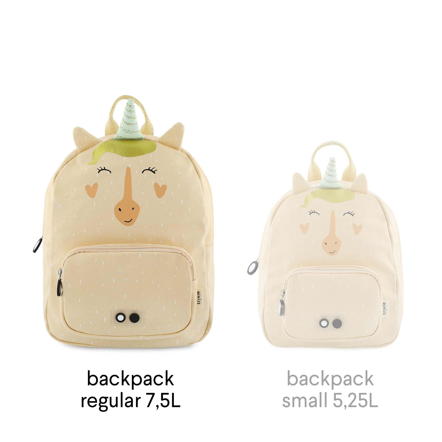 Trixie Backpack - Mrs. Unicorn - School Bag Water Repellent - Backpack for Child - Small Gym Bag - Nude, 31 x 23 x 10 cm - Image 3