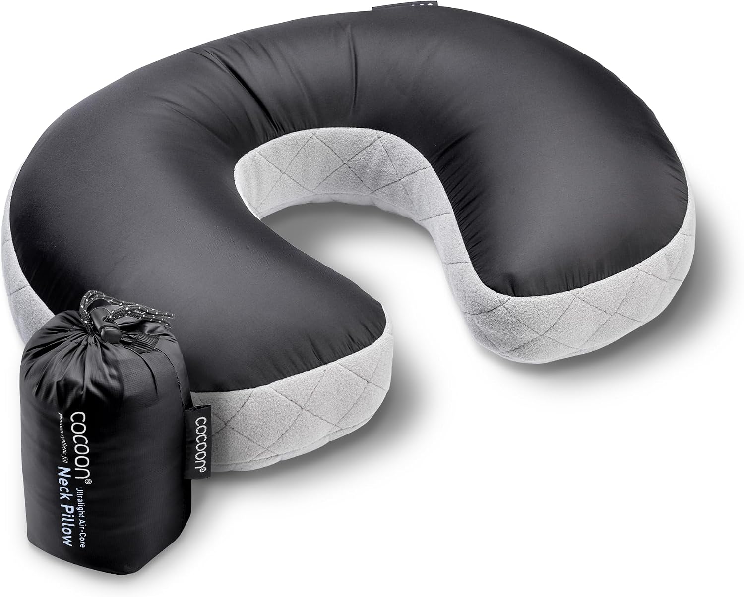 COCOON - Premium - U-Shaped Aircore Pillow - Light Blue