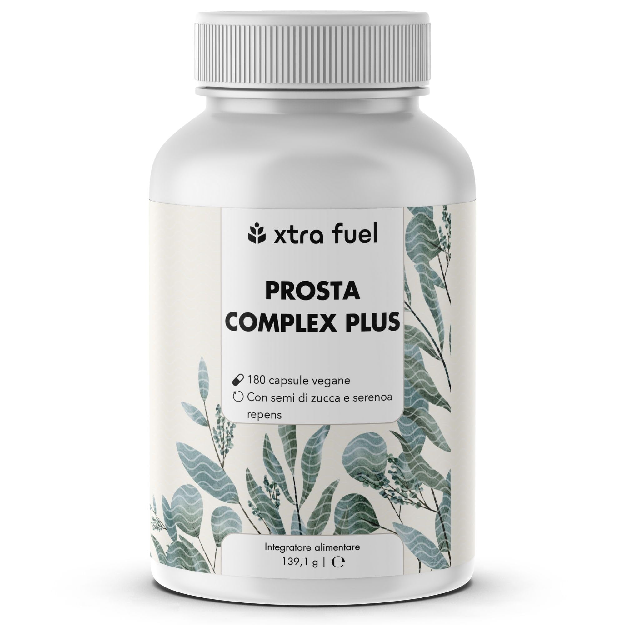 Prosta Plus Complex - 180 capsule ad alto dosaggio per la prostata - formula unica di semi di zucca, saw palmetto ed estratto di radice di ortica con zinco, vitamina E e selenio