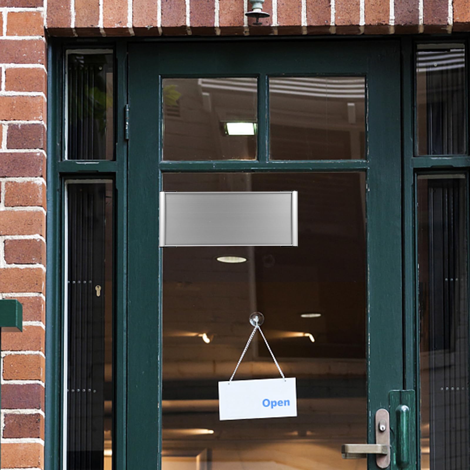 GANAZONO Placa De Nombre Para Puerta De Oficina De Aleación De Aluminio 11.02X4.72 Pulgadas Juego De 5 Placas Identificadoras Para Habitaciones Y Áreas De Trabajo
