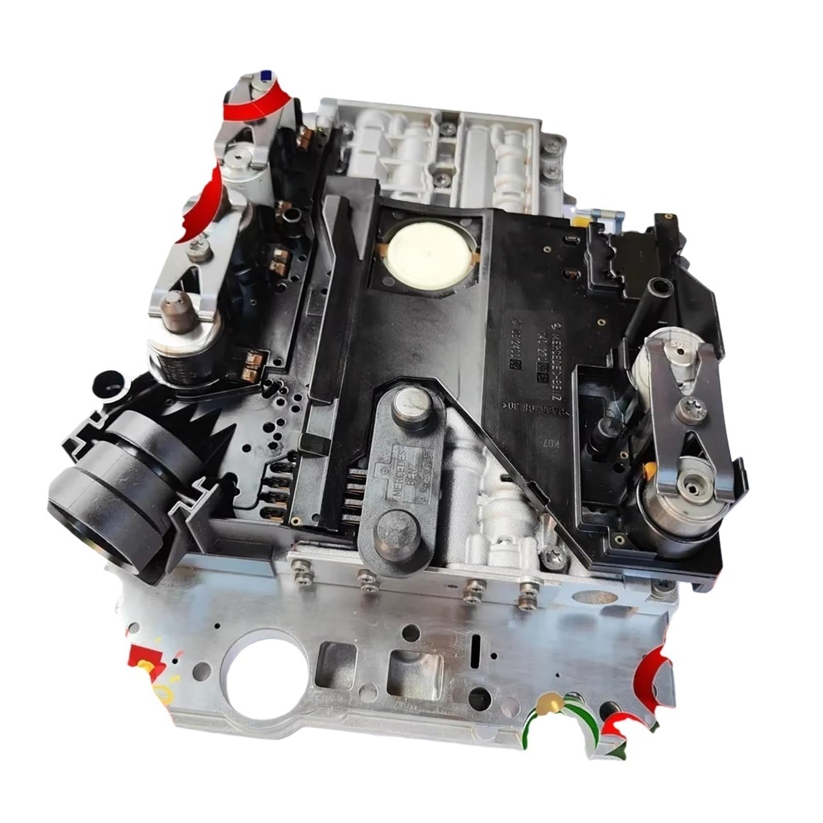 Zgsupofc Style 2 722.6 5 Speed Transmission Valve Body With Solenoids Conductor Plate Compatible With Mercedes-Benz 2112770101 A2112770101(Style 2)