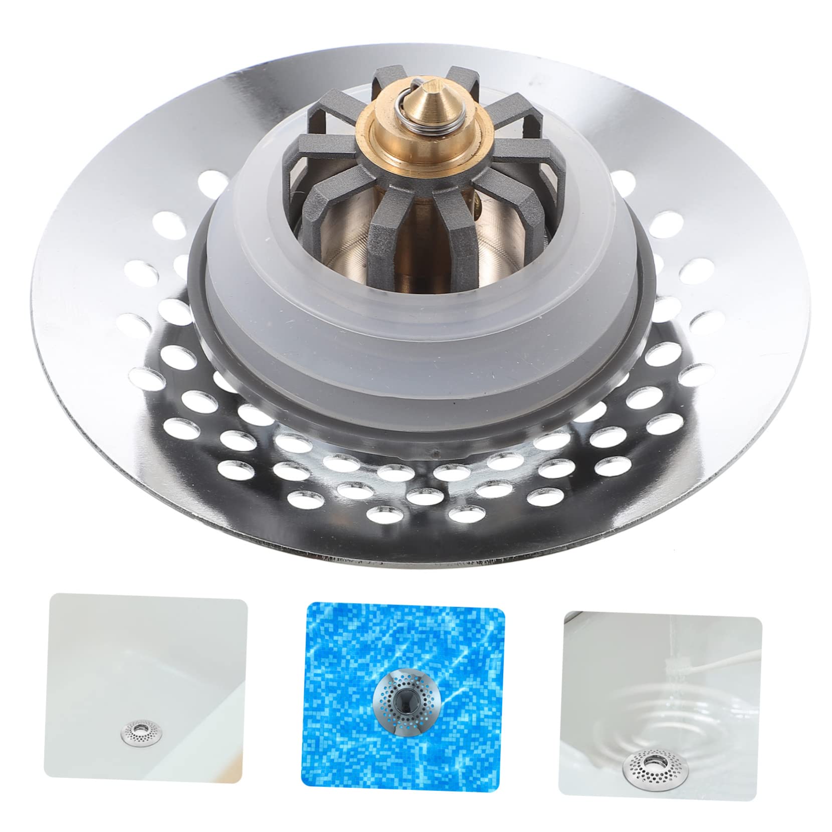 Angoily 2stücke Drain Stopper Badewanne Hochwertiger Badewannenstöpsel Mit Haarsieb Effektiver Haarfänger Für Abfluss Für Badewannen Und Duschen Rostfrei Und Langlebig