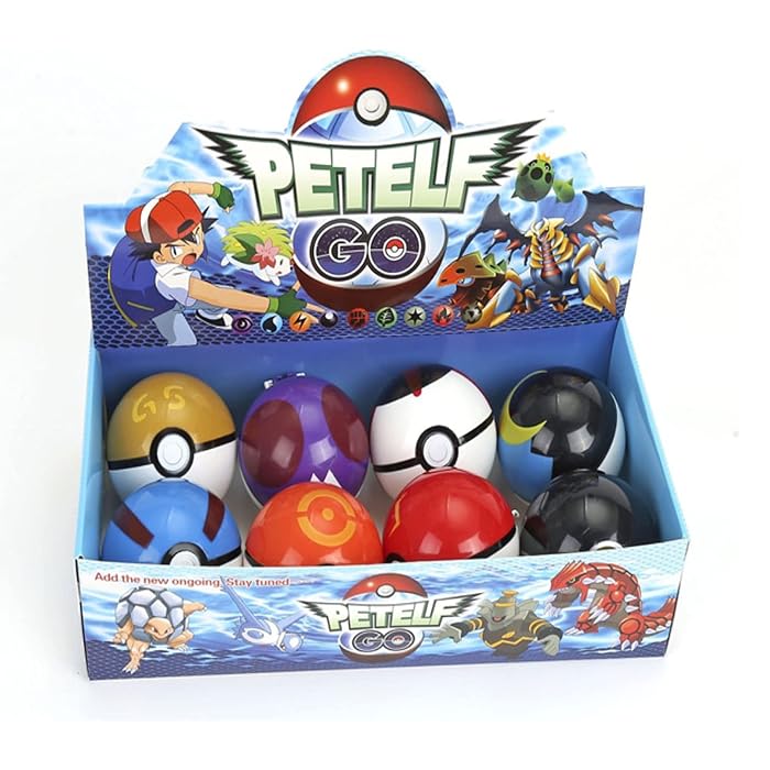 Buy 8 Pcs/Set Pokeball Monsters, Pokeball Realistic, Poke Bolas