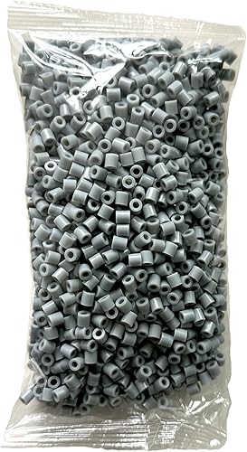 Feelmate Juego de cuentas de fusible, 2,000 piezas de 0.197 in, cuentas de hierro para planchar, fusión, juego de manualidades