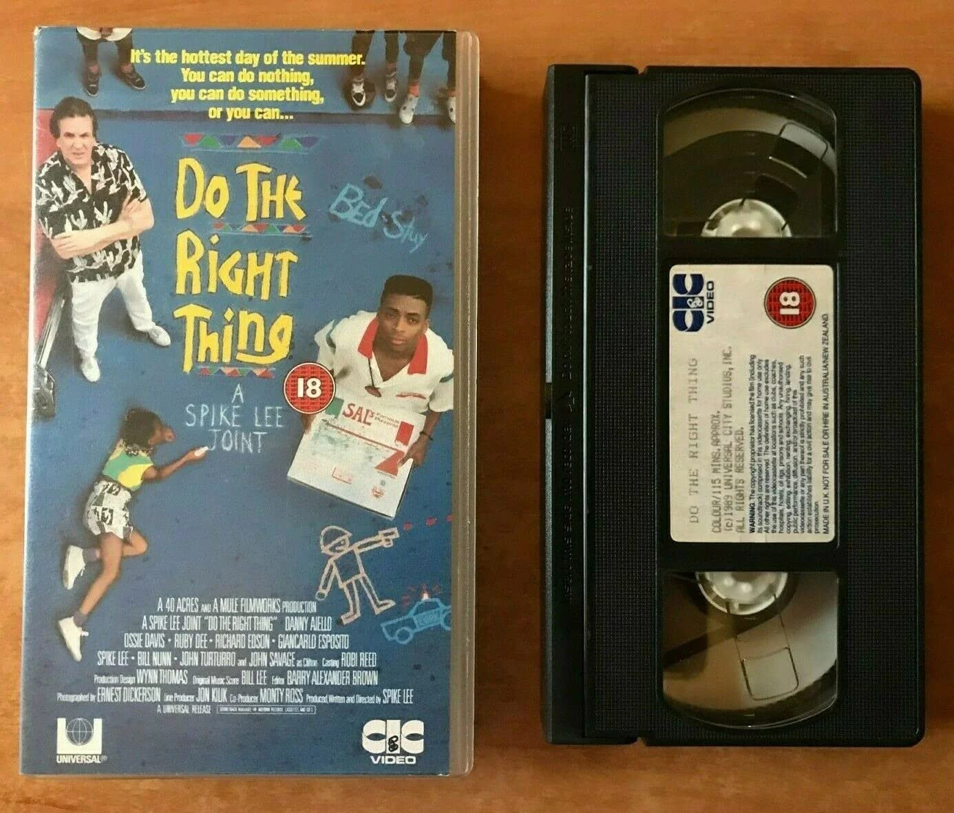 Do The Right Thing VF VHS cassette video de collection film Spike Lee Brooklyn