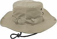 Vista 3 de Glory Max Sombrero de cubo Boonie con cubierta de solapa para el cuello Sun Safari ala ancha Pesca Jardín Senderismo Cap