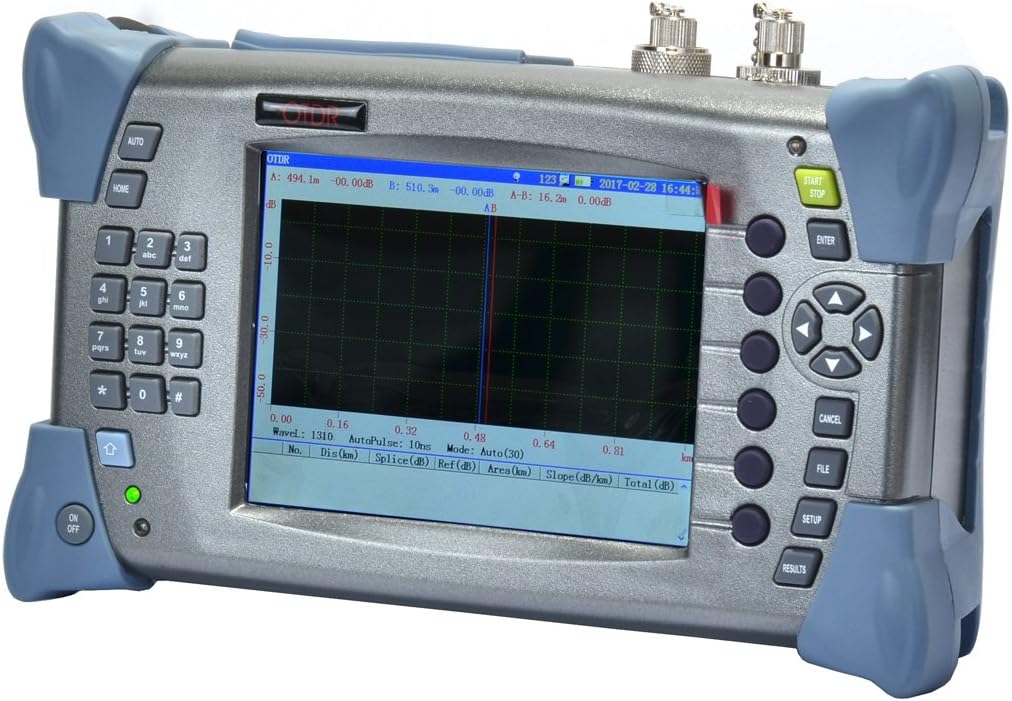 Digital Portable Palm OTDR Tester RY-OT2000 15/16dB 1310nm/1550nm +20nm 50~60km FTTx Test Tool