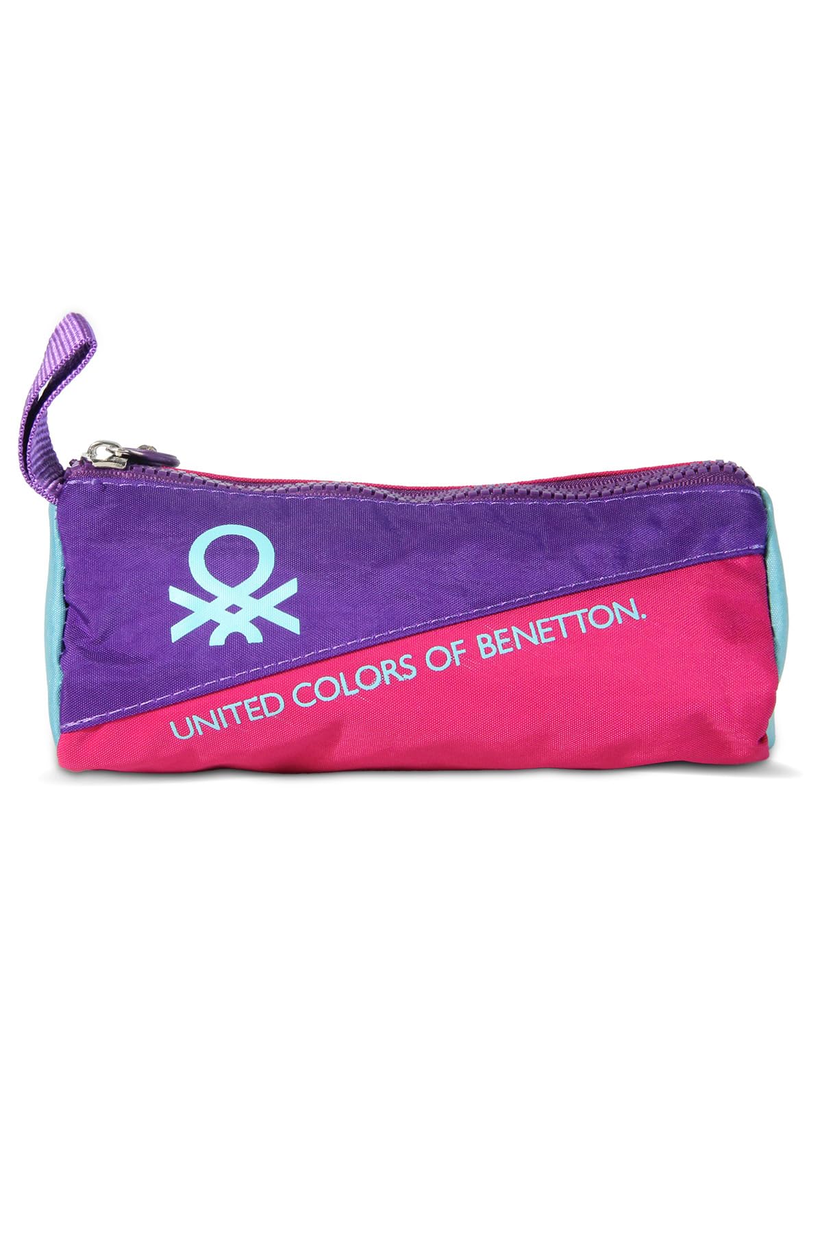 United Colors Of Benetton. Color Blocking Kız Çocuk Üçgen Kalemlik Mor-Fuşya