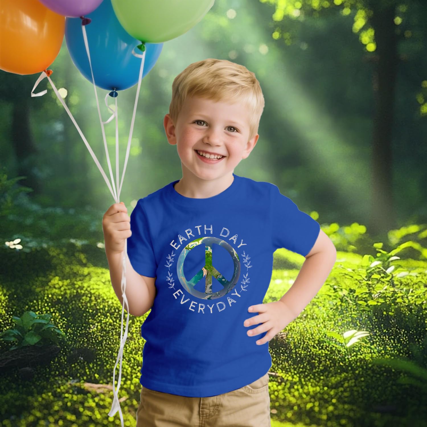Earth Day Shirt for Kid 4-8 Years Boys Girls Every Day Save Planet T-Shirt Protect Environmental Nature Tee Tops - 5