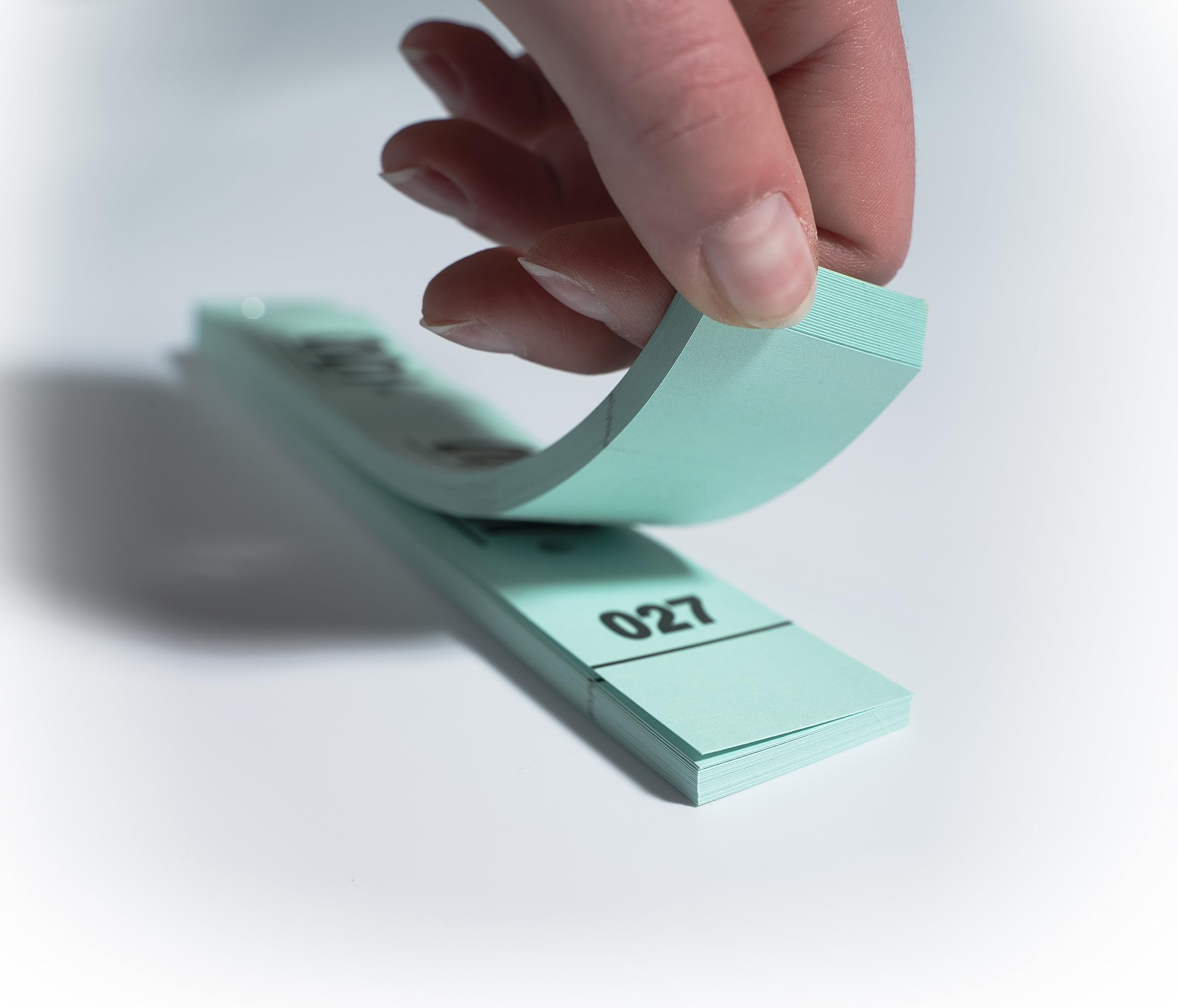 Exacompta 20 Carnets Tickets Vestiaires Vert 20 x 3 cm
