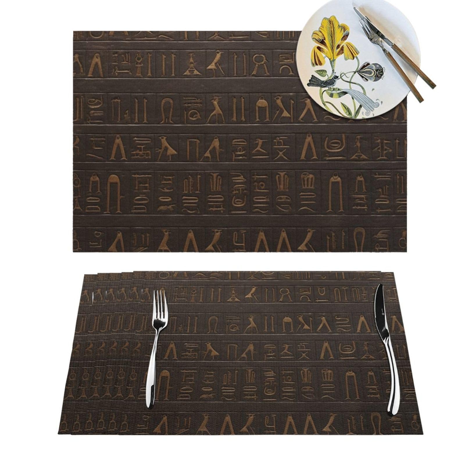 Sets de table lavables en PVC pour en finir avec les taches