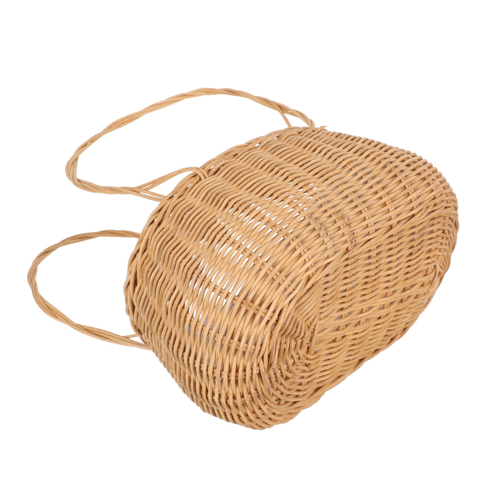 Parliky 1pc Basket Storage Basket Vintage Bread Basket Woven Bread Basket Banana Decorations Versatile Basket Seagrass Belly Basket Storage Baskets Storage Container Rattan