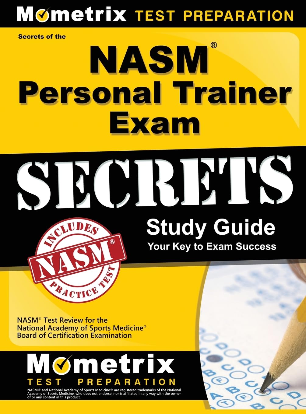 NASM Personal Trainer Exam Study Guide: NASM Test Review for the National Academy of Sports Medicine Board of Certification Examination Hardcover – 12 April 2018