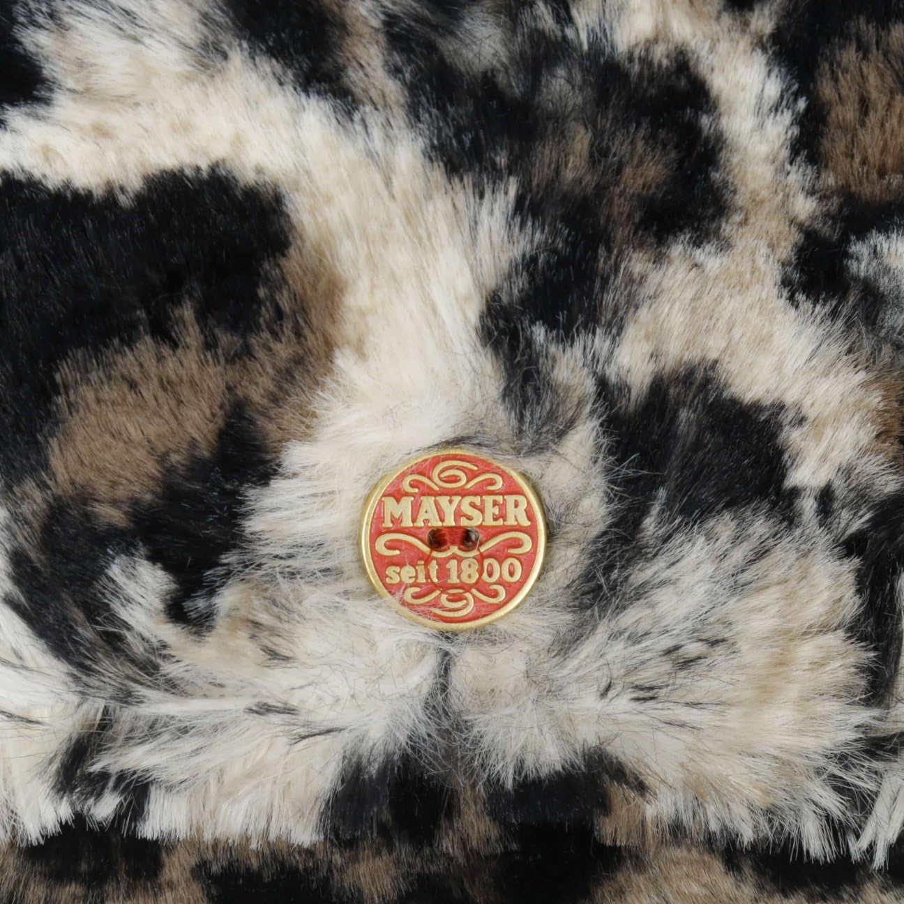 Mayser Rita Leo Fake Fur Stirnband Headband Ohrenwärmer Damen - Made in the EU Winter Herbst-Winter