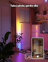 Vista 5 de Lepro OE1 AI Corner Floor Lamp, Smart RGBICW LED Corner Lamp with Music Sync, Alexa Enabled, Personalized AI Lighting Designer, Modern Standing Lamp
