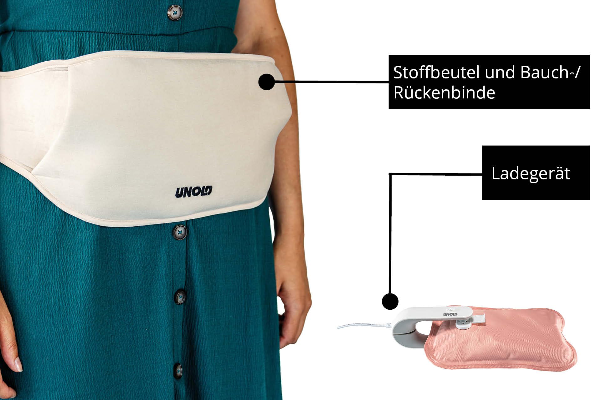 Unold Wärmi Electric Hot Water Bottle beige (86010)