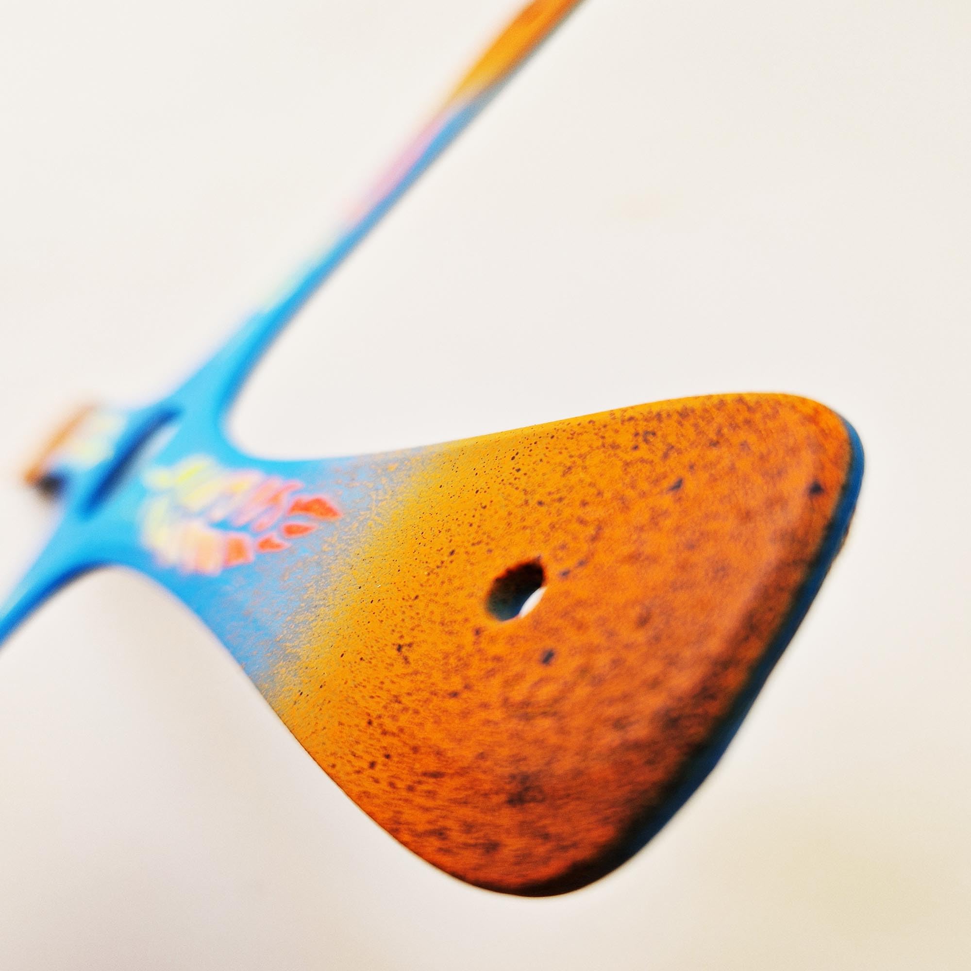 Boomerang S-Quad, Boomerang per principianti o Buon Lanciatore, creato da Il Campione del Mondo, facile da lanciare, sport all'aria aperta, con una portata di 20 metri, attenersi alle linee guida (blu