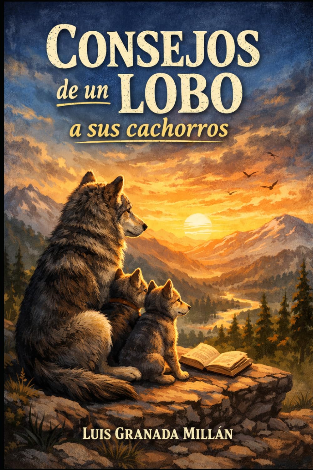 Consejo de un lobo para sus cachorros